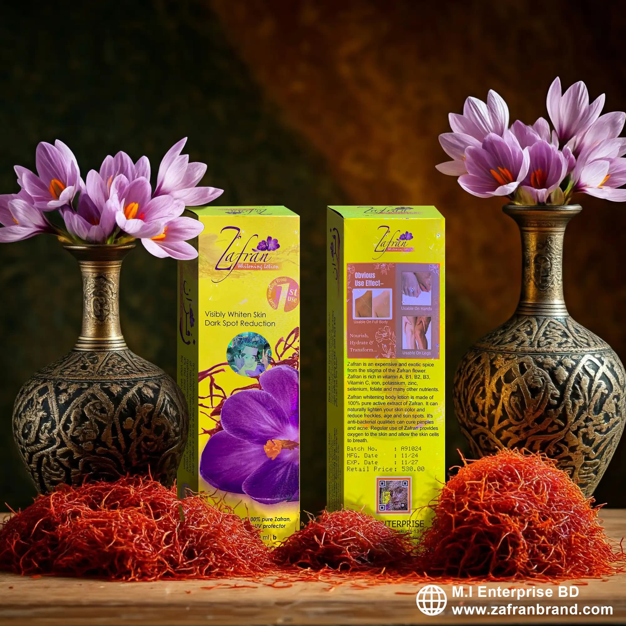 Zafran Whitening Lotion